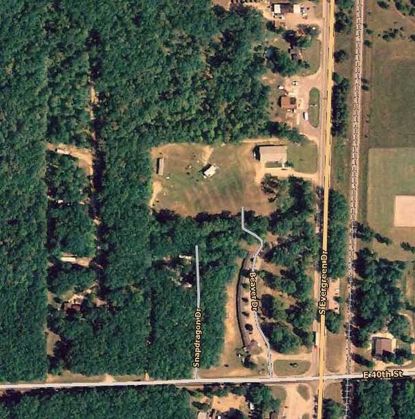 M-37 Drive-In Theatre - Aerial (newer photo)